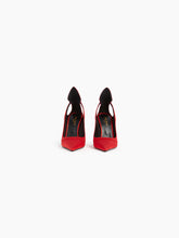 Load image into Gallery viewer, Red Satin Pumps
