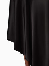 Charger l'image dans la galerie, Black Asymmetric Draped Skirt - Nina Ricci
