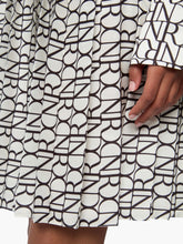 Cargar imagen en el visor de la galería, Logo-Print Satin Skirt
