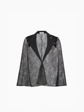 Cargar imagen en el visor de la galería, Lace Blazer-Inspired Cape - Nina Ricci
