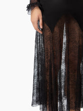 Load image into Gallery viewer, Long Open Neck Lace Dress - Nina Ricci
