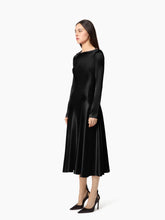 Load image into Gallery viewer, Black Backless Midi Dress - Nina Ricci
