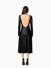 Load image into Gallery viewer, Black Backless Midi Dress - Nina Ricci
