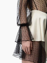 Charger l&#39;image dans la galerie, Blouse Transaprente À Pois
