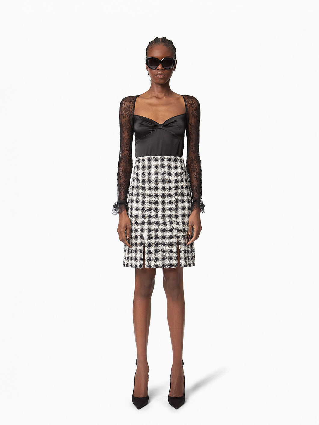 Mini Jupe en Tweed