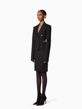 Load image into Gallery viewer, Black Open Back Blazer - Nina Ricci
