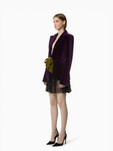 Load image into Gallery viewer, Purple Velvet Tailored Blazer - Nina Ricci
