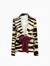 Charger l'image dans la galerie, Zebra-Print Tailored Blazer - Nina Ricci
