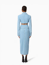 Load image into Gallery viewer, Open Back Denim Blazer - Nina Ricci
