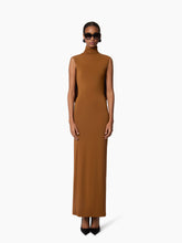 Load image into Gallery viewer, Brown Long Draped Dress - Nina Ricci
