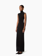 Charger l&#39;image dans la galerie, Black Long Draped Dress - Nina Ricci
