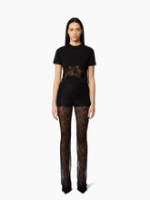 Load image into Gallery viewer, Black Lace Inserts T-Shirt
