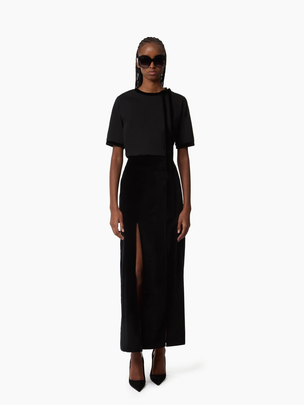 Black Bow Ruban T-Shirt
