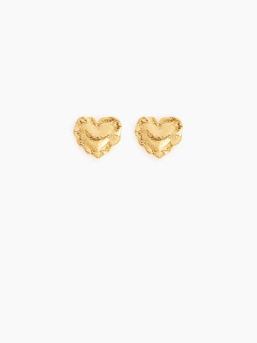 SMALL HEART CUSHION EARRINGS - Nina Ricci