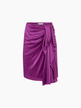 Load image into Gallery viewer, SKIRT WITH ASYMMETRICAL BOW DETAIL
