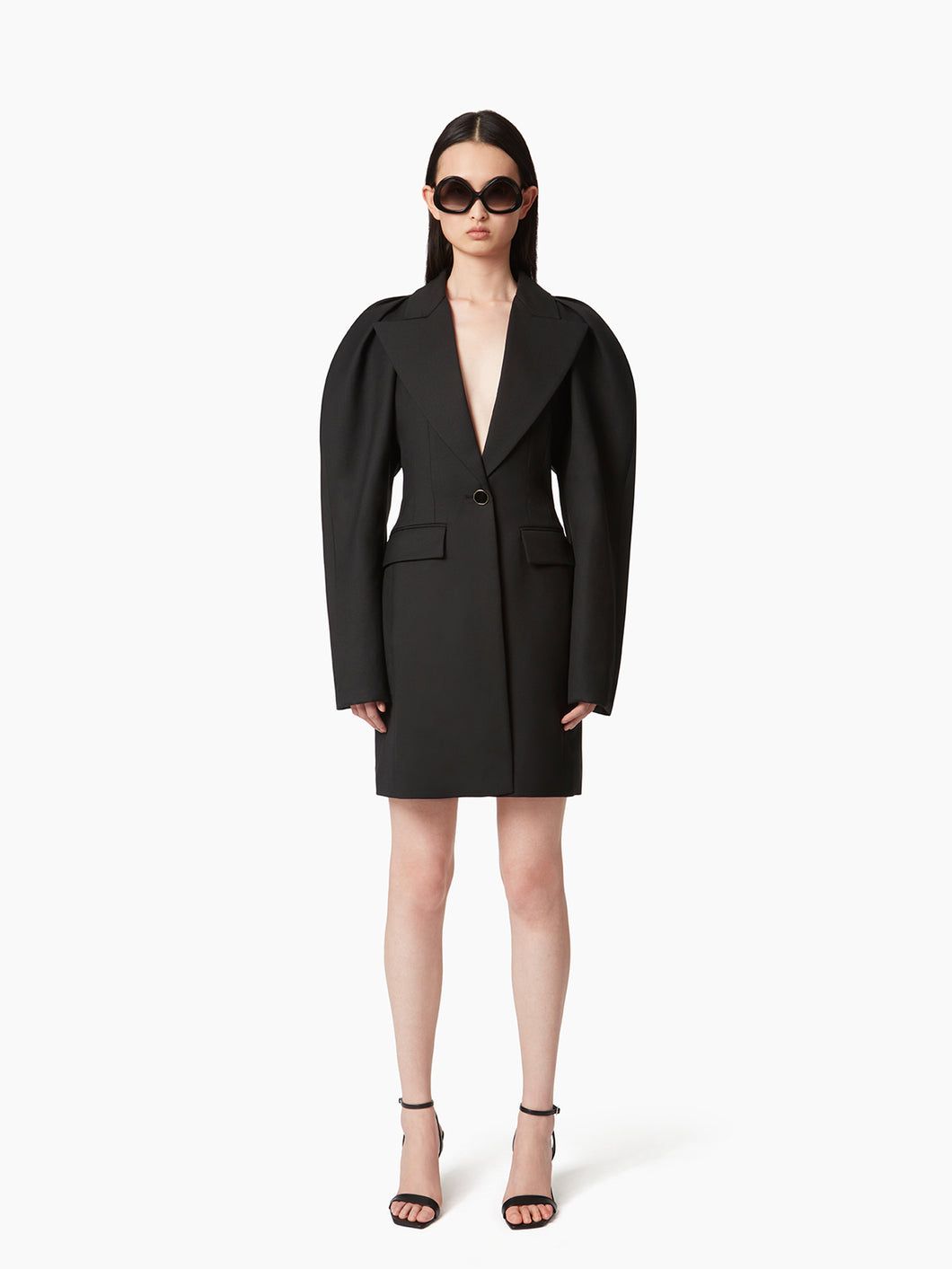 HALTER COAT WITH COCOON SLEEVES - Nina Ricci