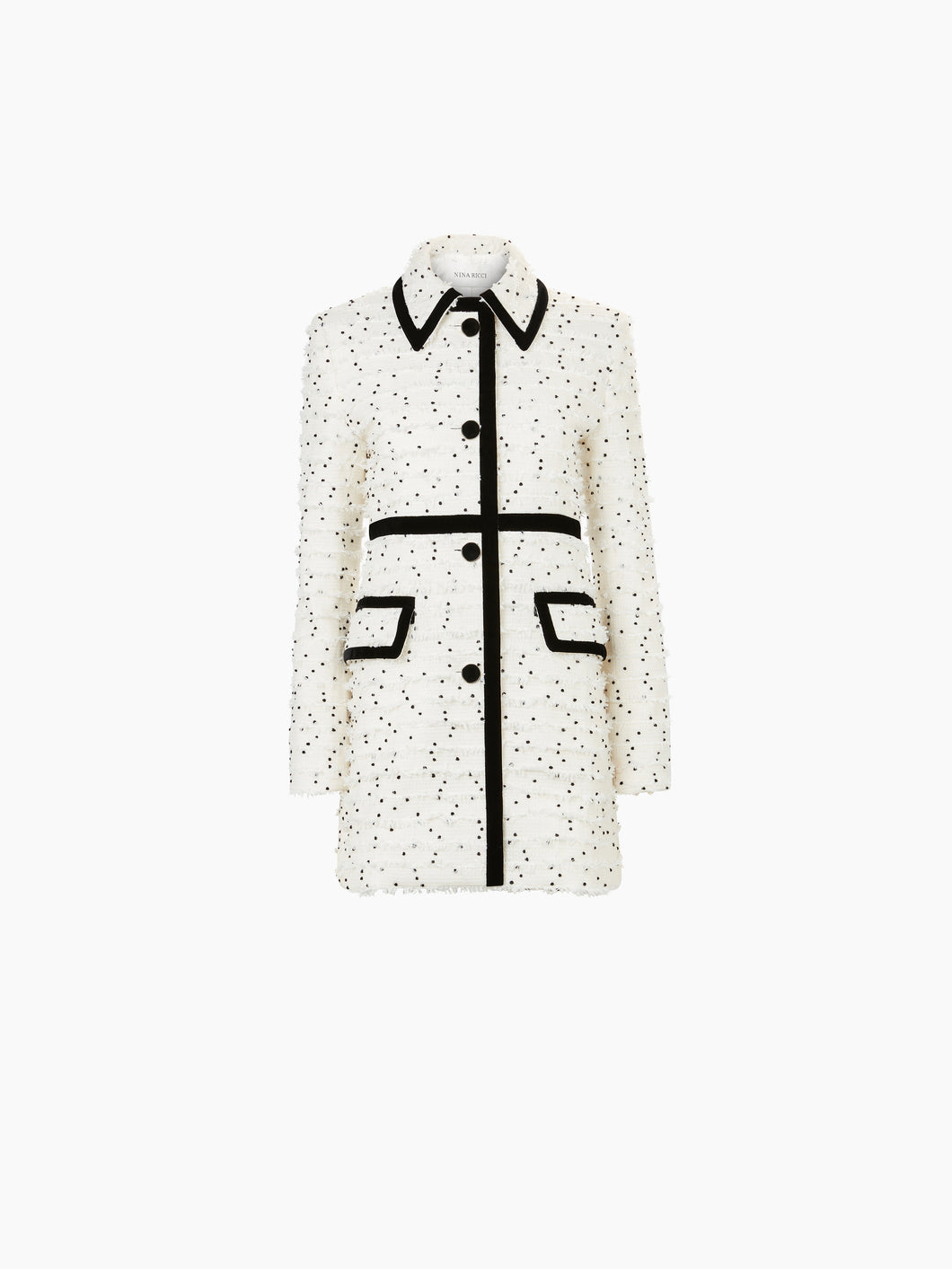 POLKA-DOT TWEED COAT - Nina Ricci