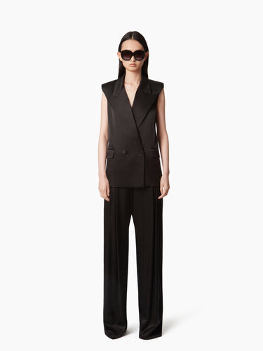 PLEATED WIDE-LEG PANTS - Nina Ricci