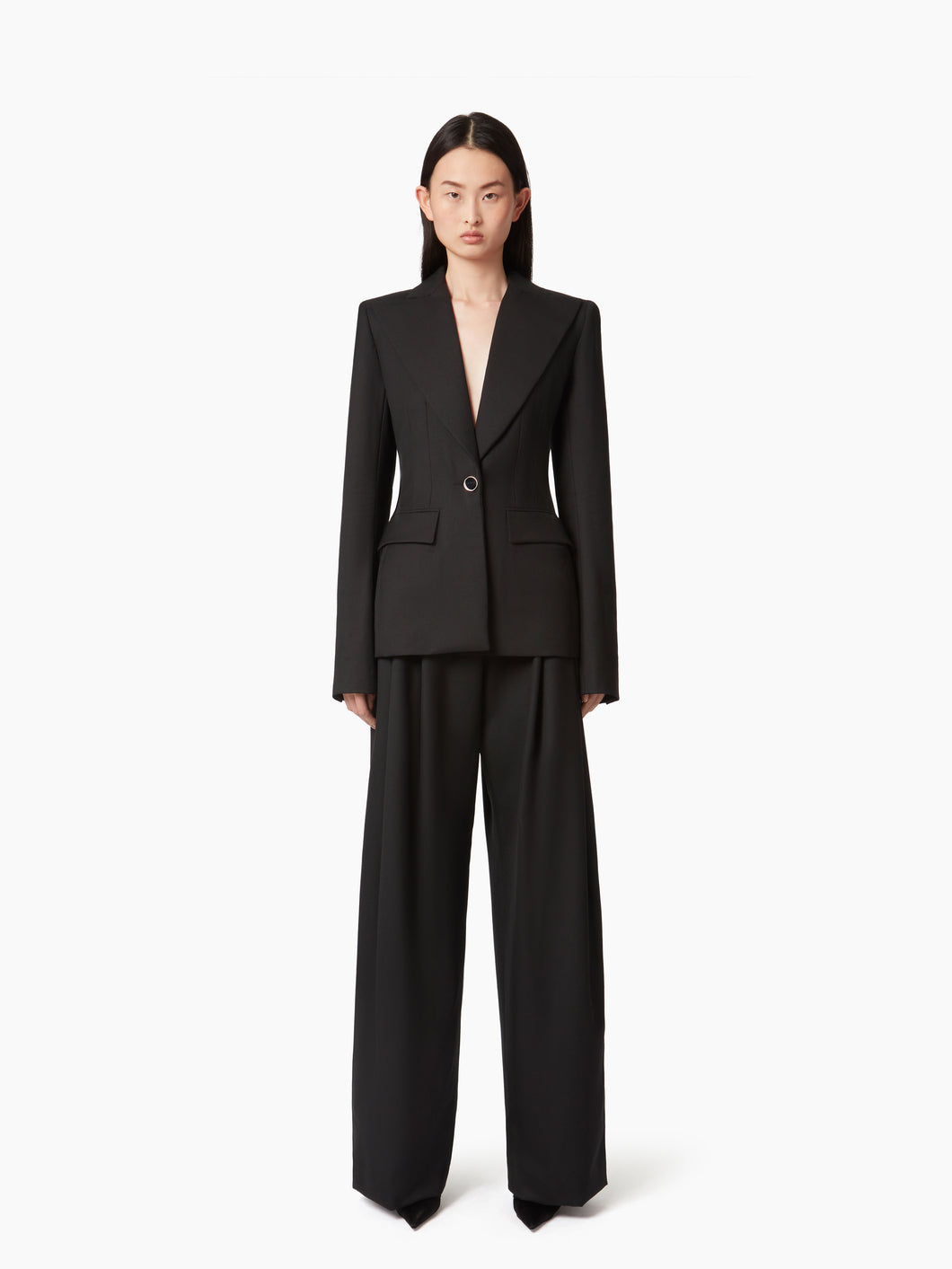 PLEATED WIDE-LEG PANTS - Nina Ricci