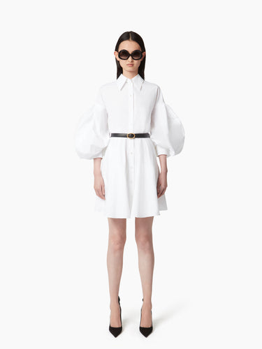 MIDI DRESS WITH COCOON SLEEVES - Nina Ricci