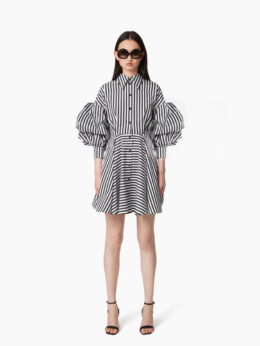 MIDI DRESS WITH COCOON SLEEVES - Nina Ricci