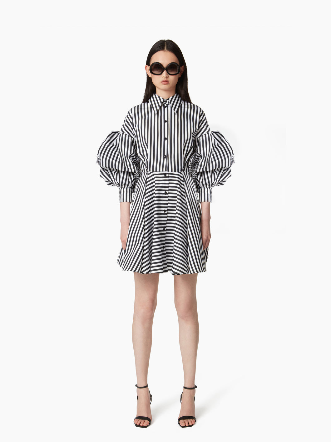 MIDI DRESS WITH COCOON SLEEVES - Nina Ricci