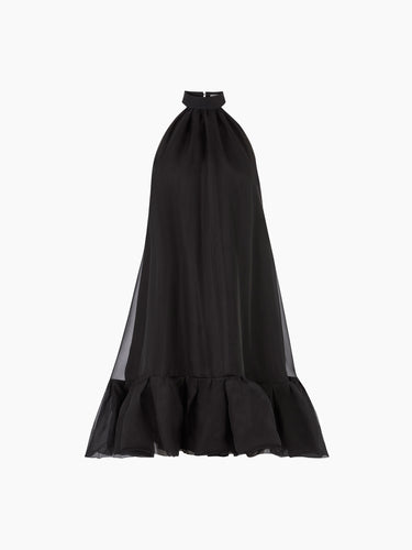 HALTERNECK MINI DRESS WITH PEPLUM - Nina Ricci