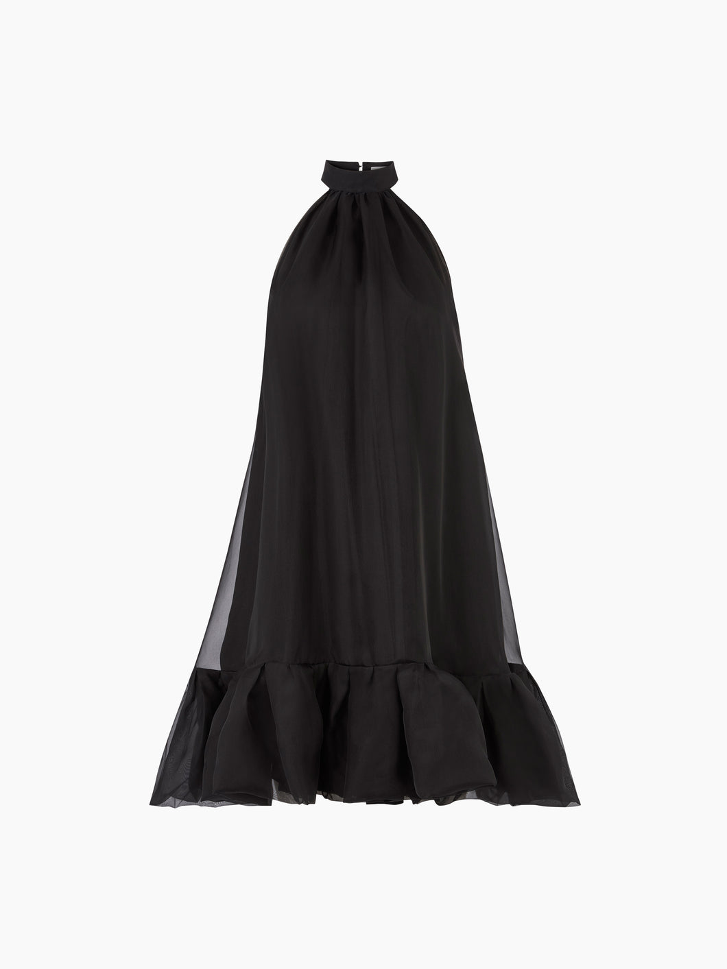 HALTERNECK MINI DRESS WITH PEPLUM - Nina Ricci