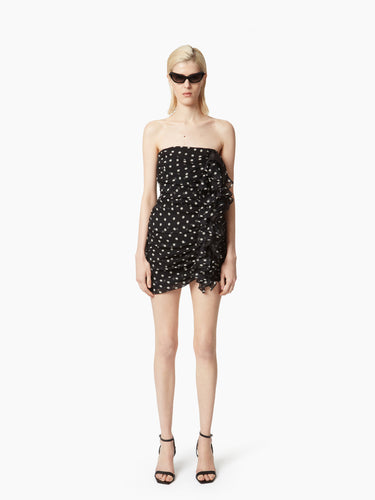 POLKA DOTS BUSTIER MINI DRESS - Nina Ricci