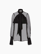 Load image into Gallery viewer, SATIN LAVALIERE SHIRT - Nina Ricci
