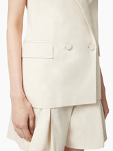 画像をギャラリービューアに読み込む, DOUBLE-BREASTED SLEEVELESS JACKET - Nina Ricci
