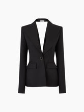 Charger l&#39;image dans la galerie, JACKET WITH OPEN DRAPED BACK - Nina Ricci
