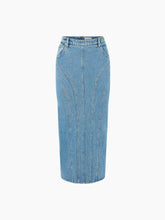 Load image into Gallery viewer, DENIM SKIRT WITH COUTURE DETAILS - Nina Ricci
