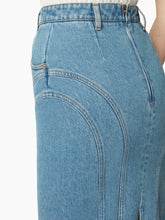 Load image into Gallery viewer, DENIM SKIRT WITH COUTURE DETAILS - Nina Ricci
