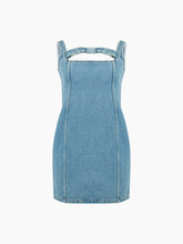 Charger l&#39;image dans la galerie, DENIM MINI DRESS - Nina Ricci
