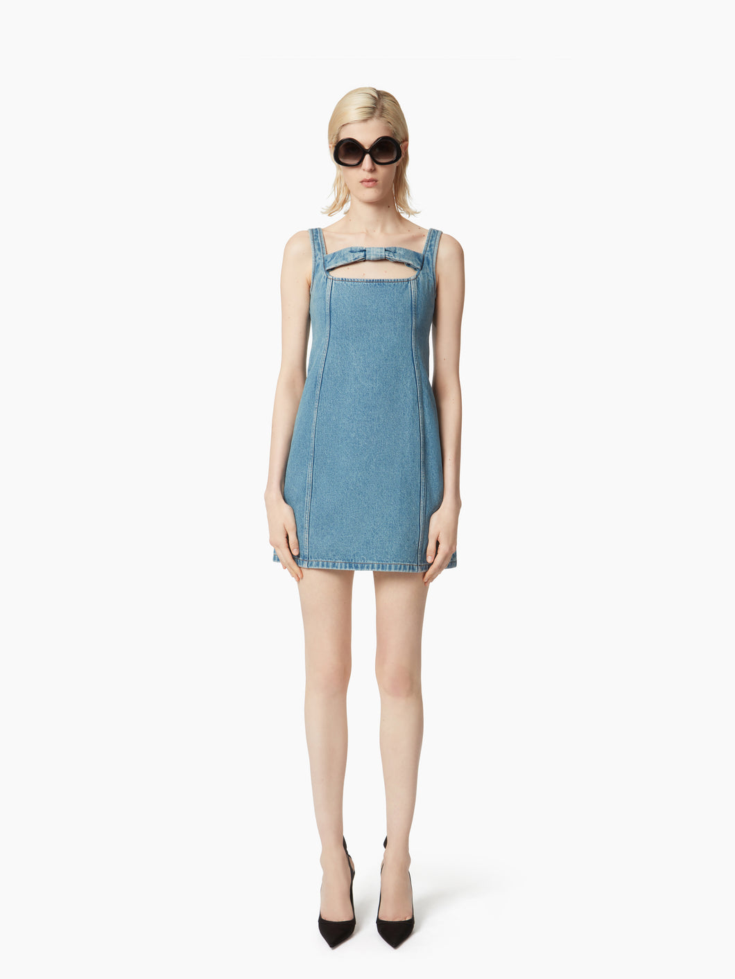 DENIM MINI DRESS - Nina Ricci