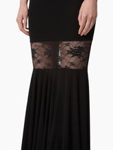 Cargar imagen en el visor de la galería, MERMAID SKIRT WITH LACE INSERT - Nina Ricci
