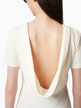 Charger l&#39;image dans la galerie, T-SHIRT WITH PLUNGING DRAPED BACK - Nina Ricci
