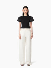 Load image into Gallery viewer, T-SHIRT WITH PEPLUM SHORT SLEEVES - Nina Ricci
