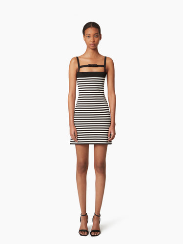 STRIPED KNIT DRESS - Nina Ricci