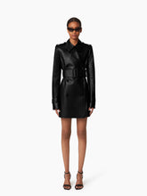 Charger l&#39;image dans la galerie, HALTER TRENCH COAT IN NAPPA LEATHER - Nina Ricci
