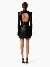 Charger l&#39;image dans la galerie, HALTER TRENCH COAT IN NAPPA LEATHER - Nina Ricci
