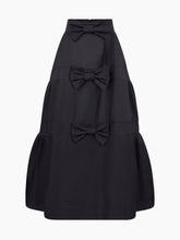画像をギャラリービューアに読み込む, Black Taffeta Maxi Skirt
