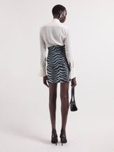 画像をギャラリービューアに読み込む, Blue Tiger Print Skirt
