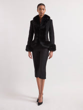 Load image into Gallery viewer, Black Faux Fur Short Coat
