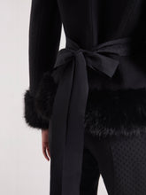 Load image into Gallery viewer, Black Faux Fur Short Coat
