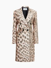 画像をギャラリービューアに読み込む, Leopard Taffeta Frock Coat
