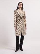画像をギャラリービューアに読み込む, Leopard Taffeta Frock Coat
