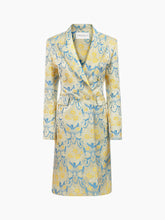 画像をギャラリービューアに読み込む, Flower Jacquard Frock Coat
