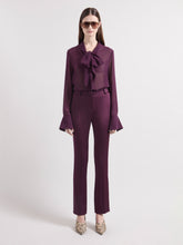 画像をギャラリービューアに読み込む, Burgundy Cady Tailoring Pants
